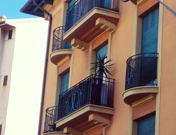 façade immeuble de l'appartement bel azur